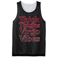 Thick Thighs Virgo Vibes Melanin Black Horoscope Mesh Reversible Basketball Jersey Tank