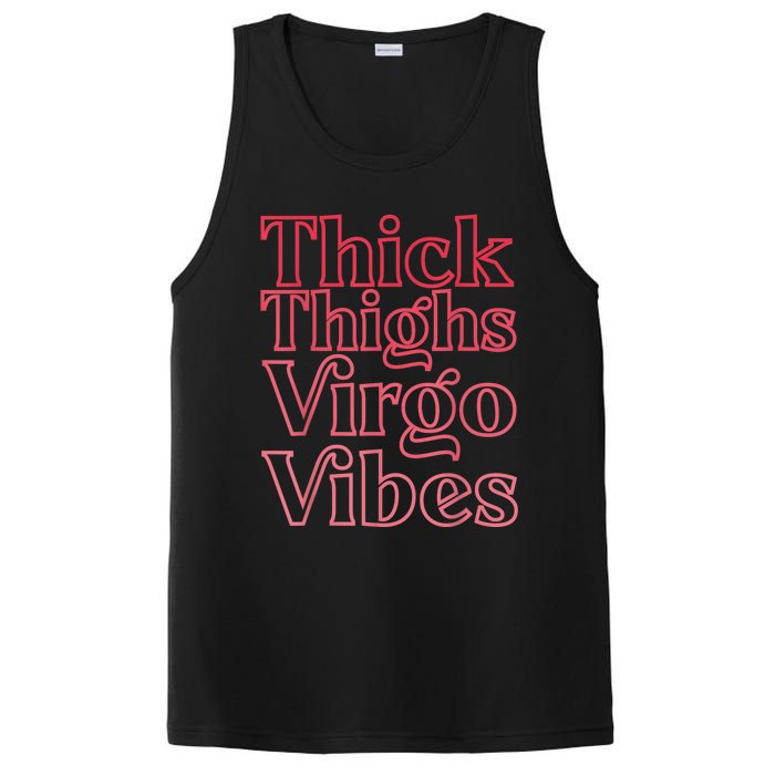 Thick Thighs Virgo Vibes Melanin Black Horoscope PosiCharge Competitor Tank