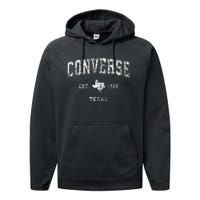 Texas Tx Vintage Performance Fleece Hoodie