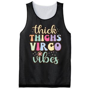 Thick Thighs Virgo Vibes August September birthday Virgo Mesh Reversible Basketball Jersey Tank