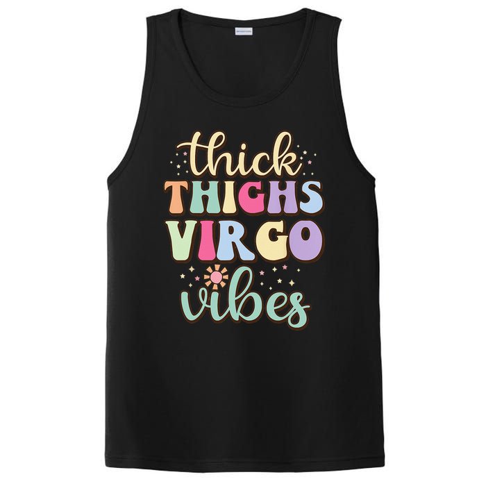 Thick Thighs Virgo Vibes August September birthday Virgo PosiCharge Competitor Tank