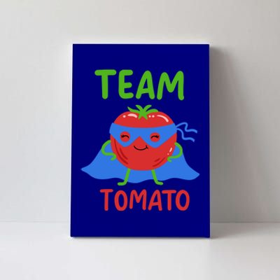 Team Tomato Vegan Power Superhero Veggie Vegetables Lover Meaningful Gift Canvas