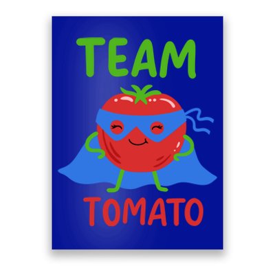 Team Tomato Vegan Power Superhero Veggie Vegetables Lover Meaningful Gift Poster