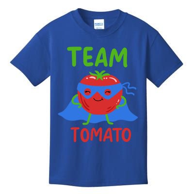 Team Tomato Vegan Power Superhero Veggie Vegetables Lover Meaningful Gift Kids T-Shirt