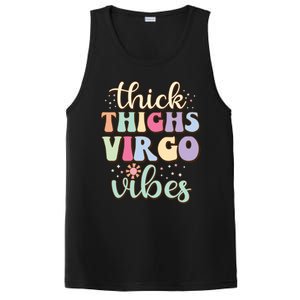 Thick Thighs Virgo Vibes August September Birthday Virgo Gift PosiCharge Competitor Tank