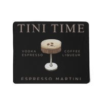 Tini Time Vodka Espresso Coffee Liqueur Espresso Martini Mousepad