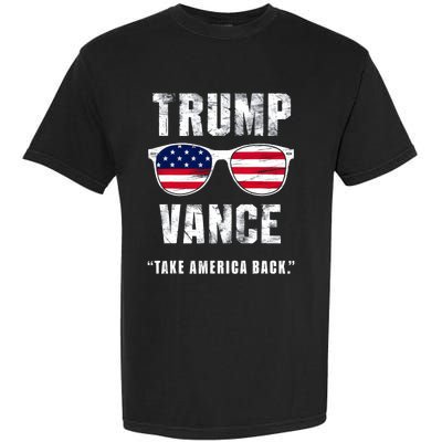 Team Trump Vance 2024 Take America Back Vintage Garment-Dyed Heavyweight T-Shirt