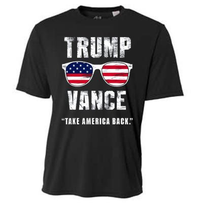 Team Trump Vance 2024 Take America Back Vintage Cooling Performance Crew T-Shirt