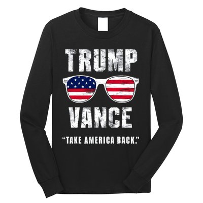 Team Trump Vance 2024 Take America Back Vintage Long Sleeve Shirt