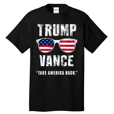 Team Trump Vance 2024 Take America Back Vintage Tall T-Shirt