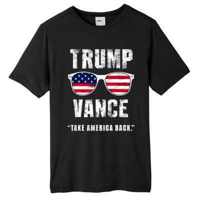 Team Trump Vance 2024 Take America Back Vintage Tall Fusion ChromaSoft Performance T-Shirt