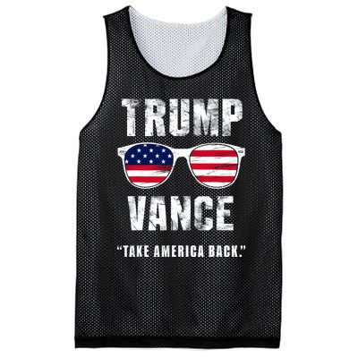 Team Trump Vance 2024 Take America Back Vintage Mesh Reversible Basketball Jersey Tank