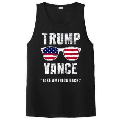 Team Trump Vance 2024 Take America Back Vintage PosiCharge Competitor Tank