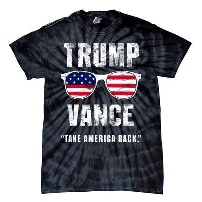 Team Trump Vance 2024 Take America Back Vintage Tie-Dye T-Shirt