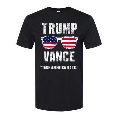 Team Trump Vance 2024 Take America Back Vintage Softstyle CVC T-Shirt