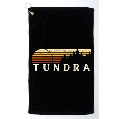 Tundra Tx Vintage Evergreen Sunset Eighties Retro Platinum Collection Golf Towel