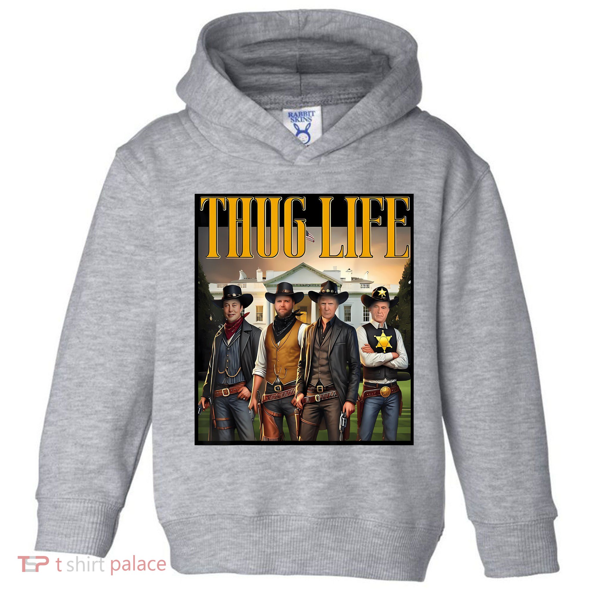 Thug Trump Vance Kennedy Elon For Life Toddler Hoodie