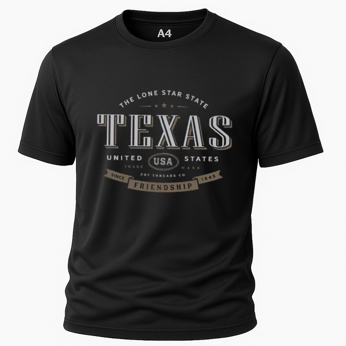 Texas Tx Vacation Souvenir Cooling Performance Crew T-Shirt