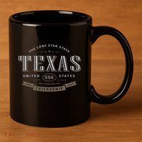 Texas Tx Vacation Souvenir 11oz C Handle Ceramic Mug