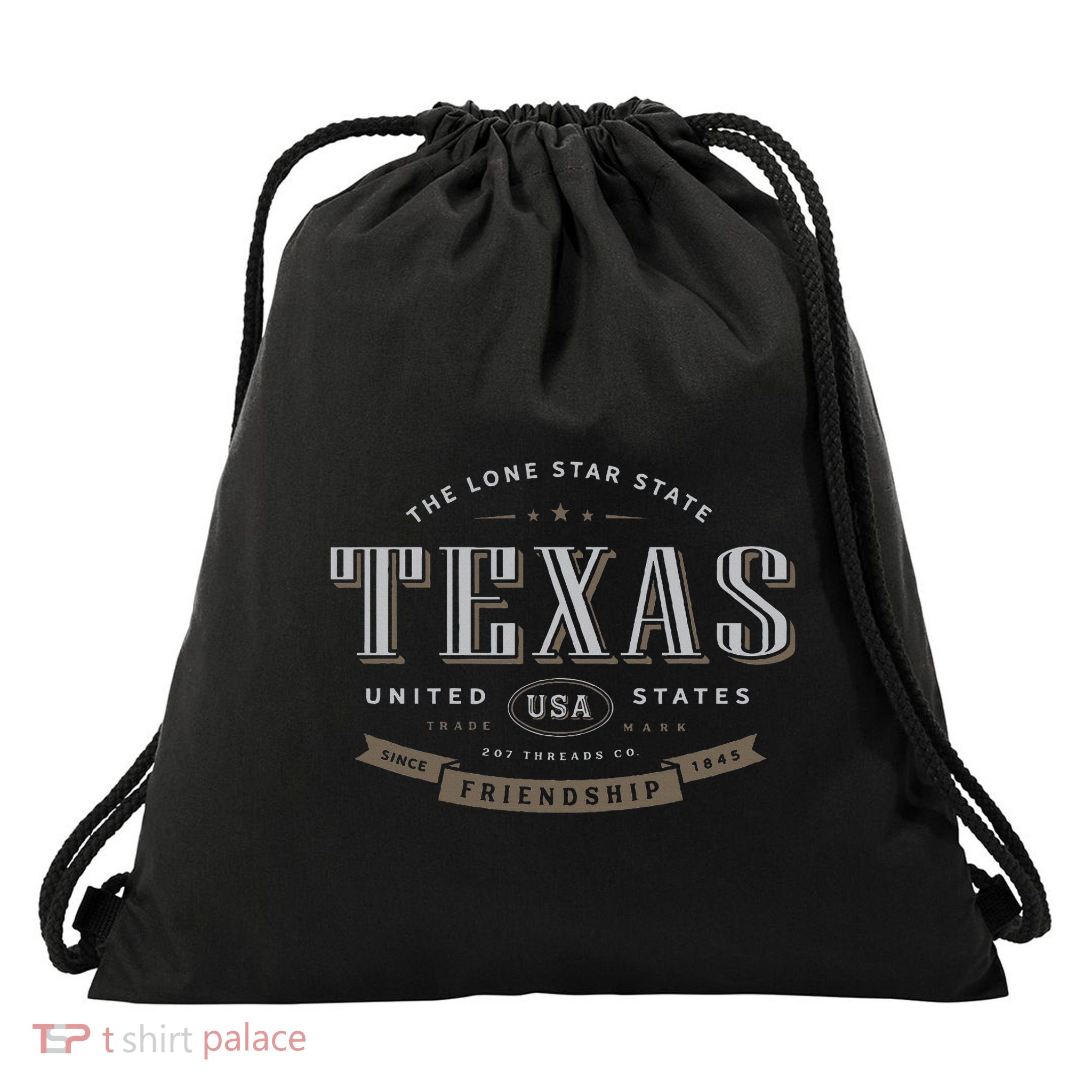 Texas Tx Vacation Souvenir Drawstring Bag
