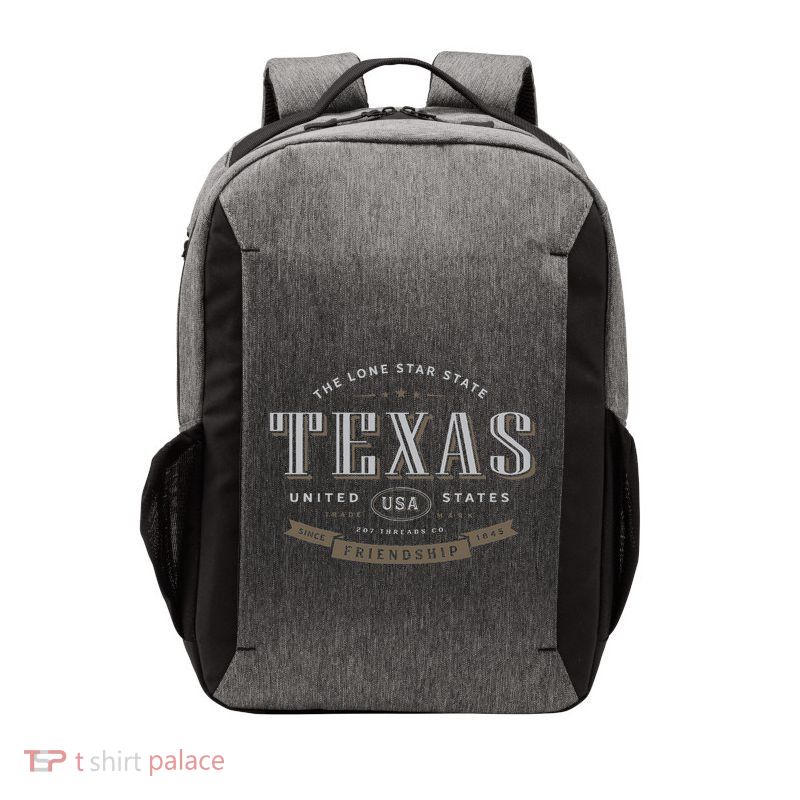 Texas Tx Vacation Souvenir Vector Backpack