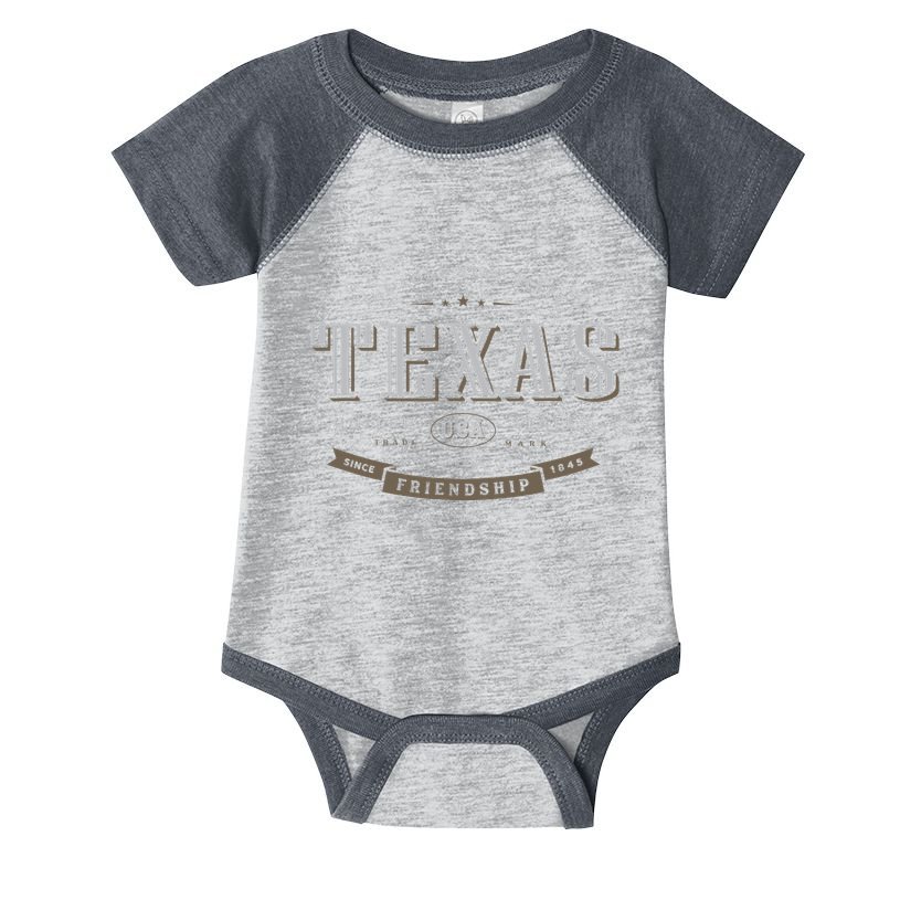 Texas Tx Vacation Souvenir Infant Baby Jersey Bodysuit