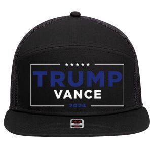 Trumpamania Trump Vance 24 7 Panel Mesh Trucker Snapback Hat