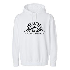 Tennessee The Volunr State Est. 1796 Nashville Gift Garment-Dyed Fleece Hoodie