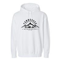 Tennessee The Volunr State Est. 1796 Nashville Gift Garment-Dyed Fleece Hoodie