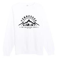 Tennessee The Volunr State Est. 1796 Nashville Gift Premium Crewneck Sweatshirt