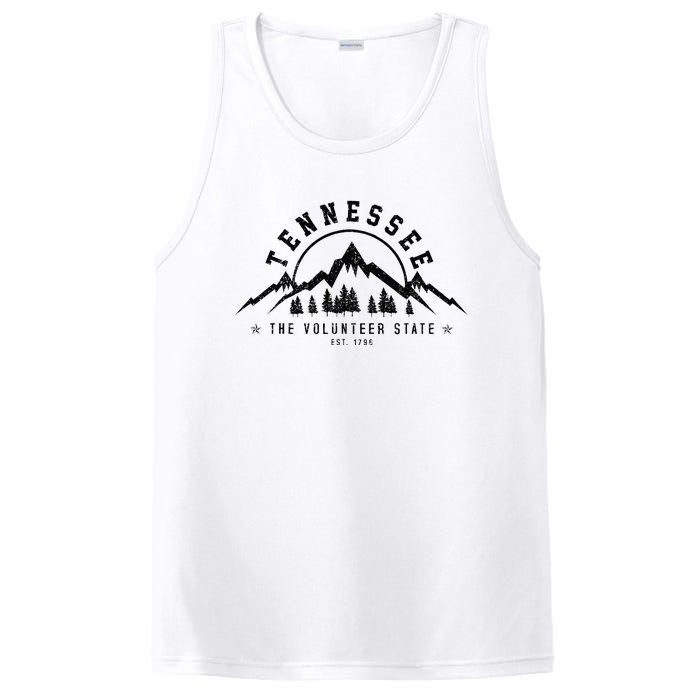 Tennessee The Volunr State Est. 1796 Nashville Gift PosiCharge Competitor Tank