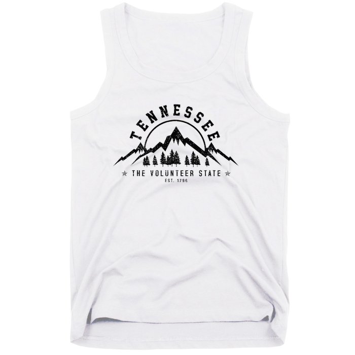 Tennessee The Volunr State Est. 1796 Nashville Gift Tank Top