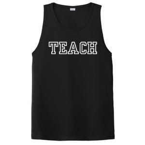 TEACH Teacher Varsity University Premium PosiCharge Competitor Tank