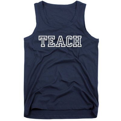 TEACH Teacher Varsity University Premium Tank Top