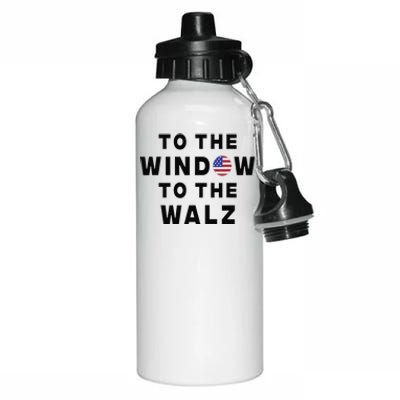 To The Window To The Walz Harris Walz President 2024 Aluminum Water Bottle