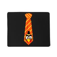 Thanksgiving Tie With Turkey For Family Dinner Funny Mousepad