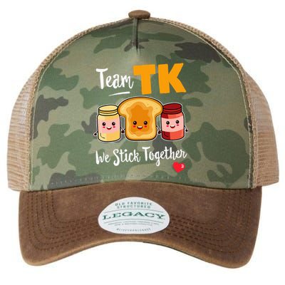 Team Tk We Stick Together Teacher Transitional Kindergarten Legacy Tie Dye Trucker Hat