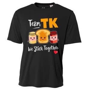 Team Tk We Stick Together Teacher Transitional Kindergarten Cooling Performance Crew T-Shirt