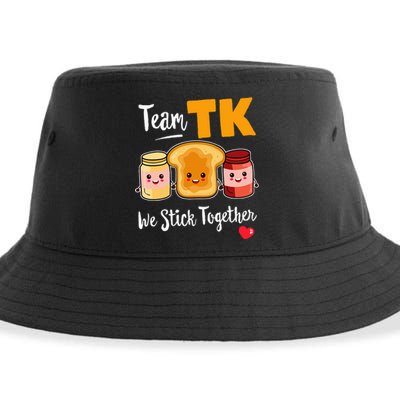 Team Tk We Stick Together Teacher Transitional Kindergarten Sustainable Bucket Hat