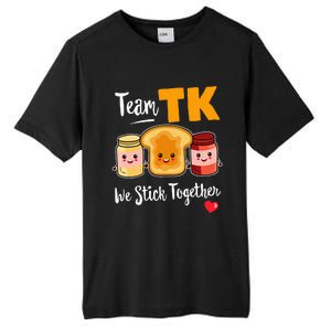 Team Tk We Stick Together Teacher Transitional Kindergarten Tall Fusion ChromaSoft Performance T-Shirt