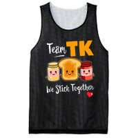 Team Tk We Stick Together Teacher Transitional Kindergarten Mesh Reversible Basketball Jersey Tank