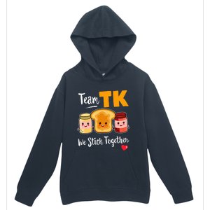 Team Tk We Stick Together Teacher Transitional Kindergarten Urban Pullover Hoodie