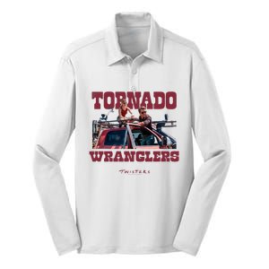 Twisters Tornado Wranglers Tyler & Kate Silk Touch Performance Long Sleeve Polo