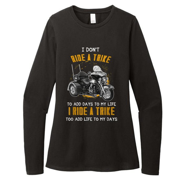 Triker Three Wheeler Motortrike I Ride A Trike Womens CVC Long Sleeve Shirt