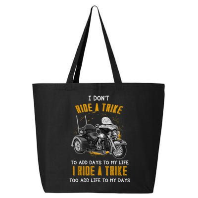 Triker Three Wheeler Motortrike I Ride A Trike 25L Jumbo Tote