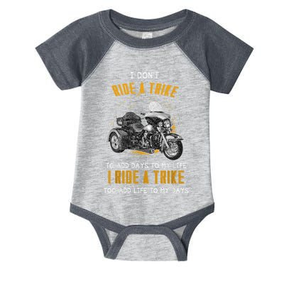 Triker Three Wheeler Motortrike I Ride A Trike Infant Baby Jersey Bodysuit