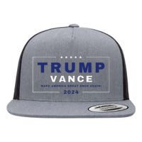 Trumpamania Trumpamania Wrestler Trump Vance Vp Maga Gift Flat Bill Trucker Hat