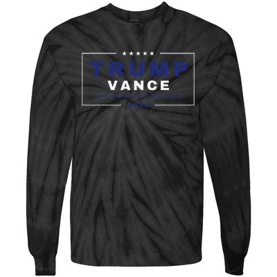 Trumpamania Trumpamania Wrestler Trump Vance Vp Maga Gift Tie-Dye Long Sleeve Shirt