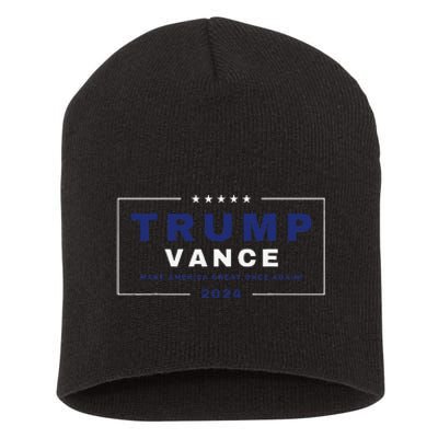 Trumpamania Trumpamania Wrestler Trump Vance Vp Maga Gift Short Acrylic Beanie