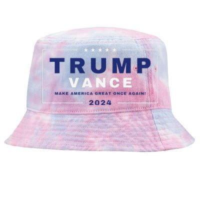 Trumpamania Trumpamania Wrestler Trump Vance Vp Maga Gift Tie-Dyed Bucket Hat